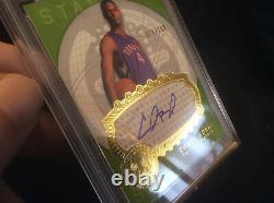 03 Ud Chris Bosh'raptors' Trl Dimensions'standout Sigs' #sta37 Psa 9