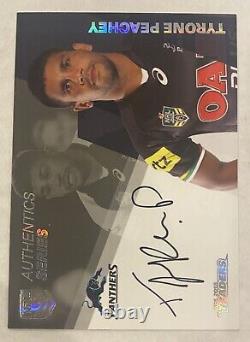 #1 Of 100 2018 Tyrone Peachey NRL AUTHENTICS #1 SIGNATURE SERIES AS11/18