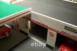 118 TEXACO 2 BAY STATION With AWNING, HAND MADE DIORAMA cbcustomtoys