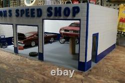 118 scale speed shop diorama. Must be assembled. Hand made cbcustomtoys