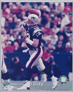 #12 Tom Brady Autograph 8x10 Photo with Mounted Memories COA Hand Signed/Auto
