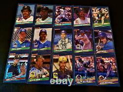 (127) 1986 Donruss Autographed Baseball Card Partial Set Lot HOF Signed Auto 80s