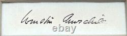 1920's Set of 7 Authors Hand Signed Autographs Rudyard Kipling, Henry Van Dyke