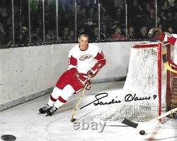 1960'S IN ACTION PHOTO 8X10 HAND SIGNED AUTO GORDIE HOWE WithCOA AUTOGRAPH DETROIT