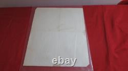 1960s DONCASTER ROVERS FC HAND SIGNED SHEET 19 AUTOGRAPHS