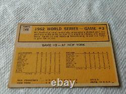 1963 Roger Maris Hand Signed Autographed Topps World Series 3 # 144