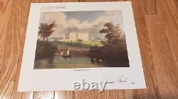 1980 President Carter HAND SIGNED Official White House LARGE Christmas Card