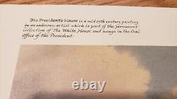 1980 President Carter HAND SIGNED Official White House LARGE Christmas Card