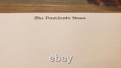 1980 President Carter HAND SIGNED Official White House LARGE Christmas Card