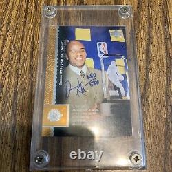 1996-97 Damon Stoudamire Upper Deck Authenticated 280/500 on card auto #a4