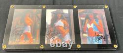 1996 Image 2000 Patricia Ford 3 Card display 24-k All hand Signed Autographs