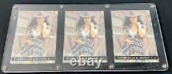 1996 Image 2000 Patricia Ford 3 Card display 24-k All hand Signed Autographs