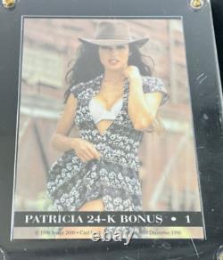 1996 Image 2000 Patricia Ford 3 Card display 24-k All hand Signed Autographs