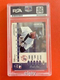 1996 Leaf Signature Auto Rookie Derek Jeter Autograph #67 Rc Baseball Card Psa