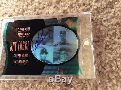 1997 SPX Force Autograph Alex Rodriguez Hand Signed Serial Numbered