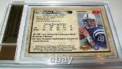 1998 Bowman's Best Auto PEYTON MANNING ROOKIE RC BGS 9.5 10 AMAZING SUBGRADES