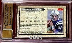 1998 Bowmans Best Peyton Manning ROOKIE RC AUTO #7A BGS 10 PRISTINE 10 AUTOGRAPH