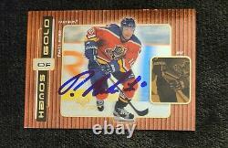 1999-00 UD Hands of Gold Pavel Bure AUTOGRAPHED Signed With COA Florida Panthers