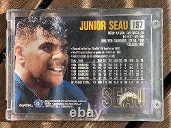 1999 Fleer Skybox Junior Seau Authentic Signed Card Chargers 55 #197