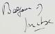 1st Baron Of Inchrye Harold Balfour Hand Signed 3x5 Card Jg Autographs Coa