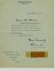 1st Earl Alexander Of Tunis Harold Alexander Hand Signed Tls Jg Autographs Coa