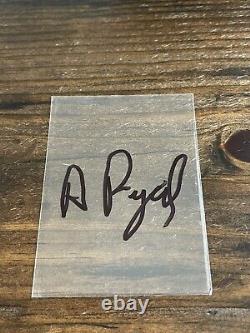 2002 Topps Rookie Cup Albert Pujols Hand Signed Autographed Penny Sleeve. #160