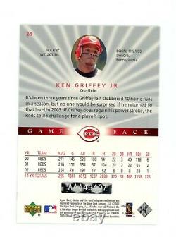 2003 Upper Deck Game Face AUTO HAND NUMBERED Ken Griffey Jr. /50 HOF