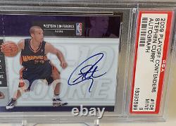 2009 Stephen Curry Contenders Rookie Ticket Auto Psa 9 Pop 20 Perfect Auto 3pt