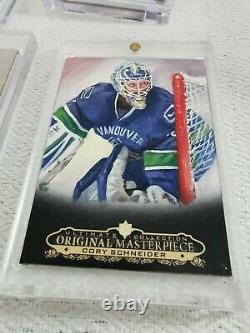 2012-13 UD Ultimate Original Masterpiece CORY SCHNEIDER 1 of 1 hand painted