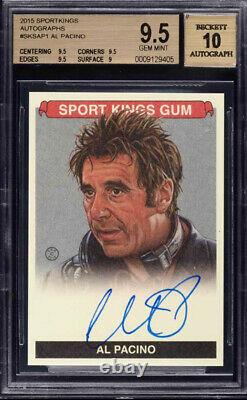 2015 Sportkings Al Pacino Bgs 9.5/10 Auto (any Given Sunday) Ultra Rare