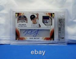2015 USA Baseball Stars and Stripes Jersey Signatures Laundry Tags Kris Bryant