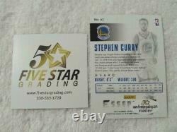 2017-18 PANINI STEPHEN CURRY Hand-Autographed GS WARRIORS Card withCOA HOT ITEM