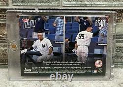 2017 Topps Now ROOKIE Autograph Card 654B AARON JUDGE Yankees 20/25 In Hand Auto