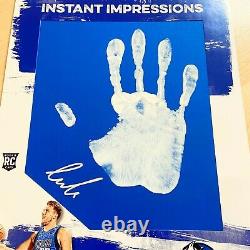 2018 Luka Doncic Panini Instant Impressions Hand Print RC Auto /5 Rookie 11x17