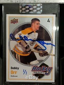 2019-20 Bobby Orr Upper Deck Buyback Hand Signed Autograph Auto True 1/1