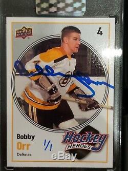 2019-20 Bobby Orr Upper Deck Buyback Hand Signed Autograph Auto True 1/1