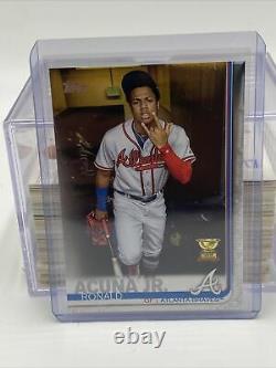2019 Topps Series 1 Ronald Acuna Jr Hand Sign Variation SP Rookie Cup Braves #1