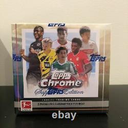 2020-2021 Topps Bundesliga Chrome Sapphire Factory Sealed Box In Hand