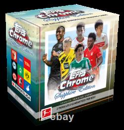 2020-2021 Topps Bundesliga Chrome Sapphire Factory Sealed Box In Hand