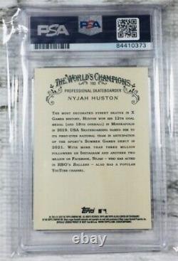 2020 Topps Allen & Ginter (#193) NYJAH HUSTON HAND SIGNED! RC AUTO! PSA/DNA