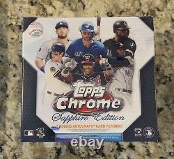 2020 Topps Bowman Chrome SAPPHIRE Edition Hobby Box Sealed In-Hand