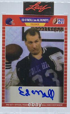 2021 Al Bundy Ed O'neil? Leaf Pro Set? Exclusive Auto /99? In-hand