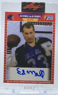 2021 Al Bundy Ed O'neil? Leaf Pro Set? Exclusive Auto /99? In-hand