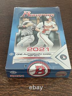 2021 Bowman Baseball HOBBY BOX Sealed In Hand Topps Autographs