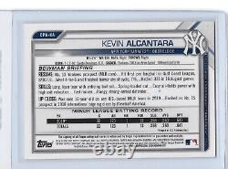 2021 Bowman Kevin Alcantara Chrome Prospects Autographs Gold Refractor #CPA-KA