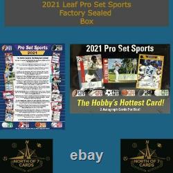2021 (LEAF) Pro Set Sports Factory Sealed Hobby Box IN HAND