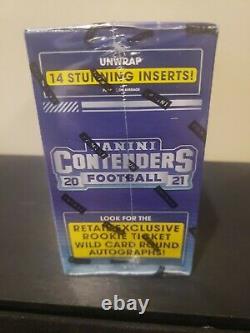 2021 NFL Football Panini Contenders Mega Box Sealed 1 Auto & 2 Mem IN HAND