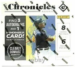 2021 Panini Chronicles Baseball Cards! HOBBY BOX factory sealed! In hand