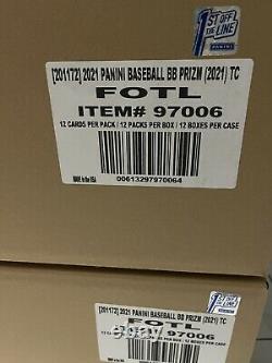 2021 Panini Prizm Baseball FOTL Hobby Box Sealed BOXES IN HAND