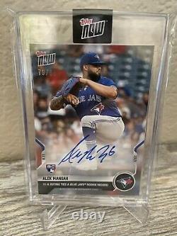 2021 TOPPS NOW Alek Manoah On-Card Auto # 79/99 Card 644A IN HAND Rookie Card RC